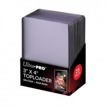 Ultra Pro Toploader 3" x 4" Black Border (25 szt.)