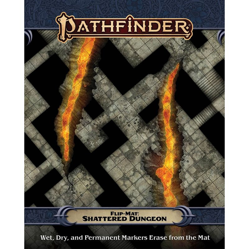 Pathfinder 2.0 RPG: Flip-Mat - Shattered Dungeon [ENG]