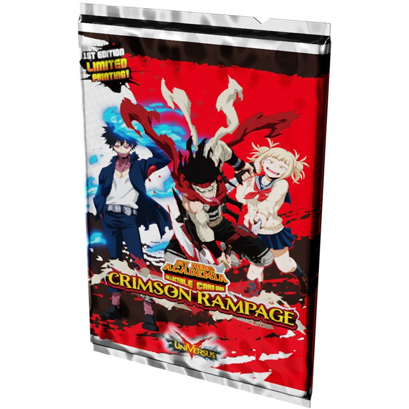 My Hero Academia CCG Series 02: Crimson Rampage Booster First Edition