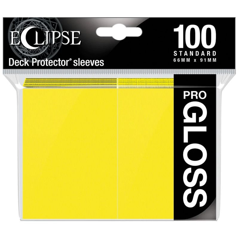 Protektory Ultra Pro Standard CCG Eclipse Gloss Żółte 100 szt.