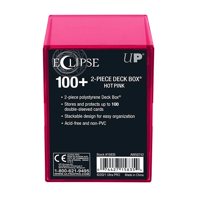 Pudełko Ultra Pro 2-częściowe 100+ Eclipse Różowe