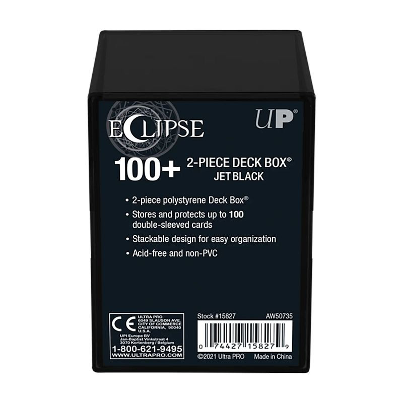 Pudełko Ultra Pro 2-częściowe 100+ Eclipse Czarne