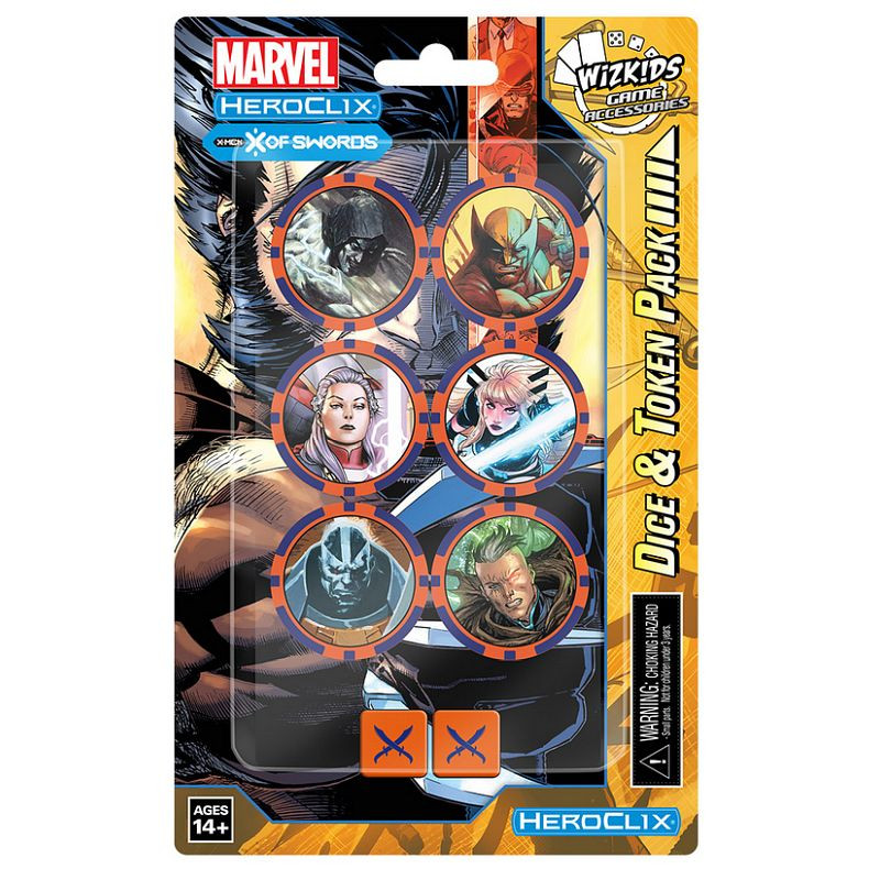 HeroClix Marvel X-Men X of Swords Dice and Token Pack