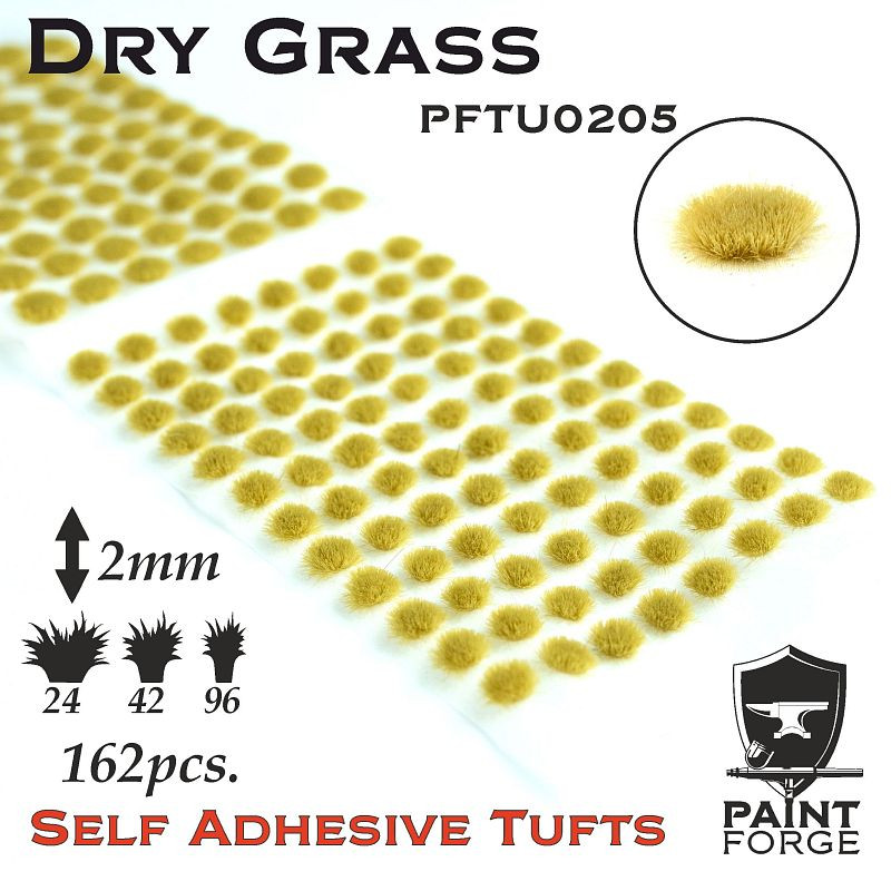 Tuft 2mm Paint Forge Dry Grass 162 szt.