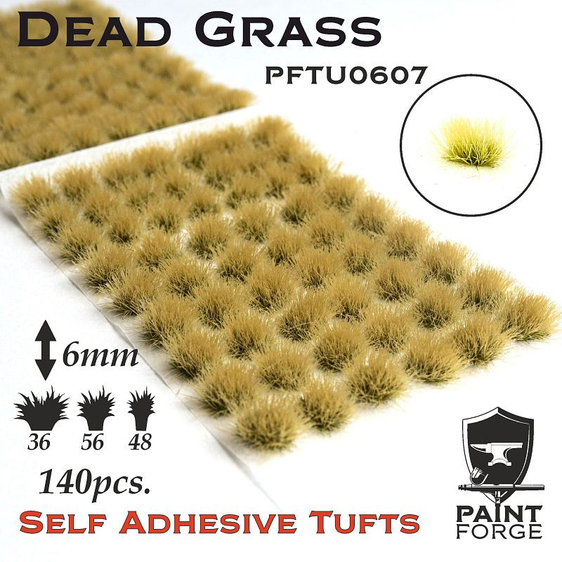 Tuft 6mm Paint Forge Dead grass 140 szt.