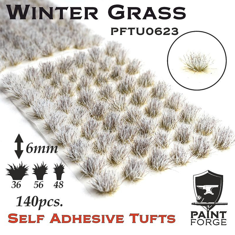 Tuft 6mm Paint Forge Winter Grass 140 szt.