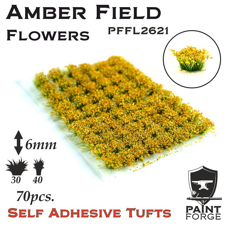 Tuft 6mm Paint Forge Amber Field 70 szt.