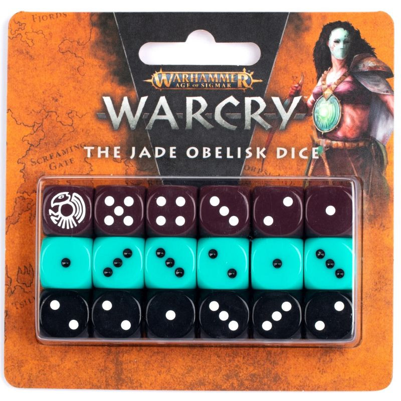 Warcry Jade Obelisk Dice
