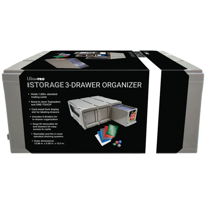 Pudełko/Organizer Ultra Pro 3-Drawer System Szary