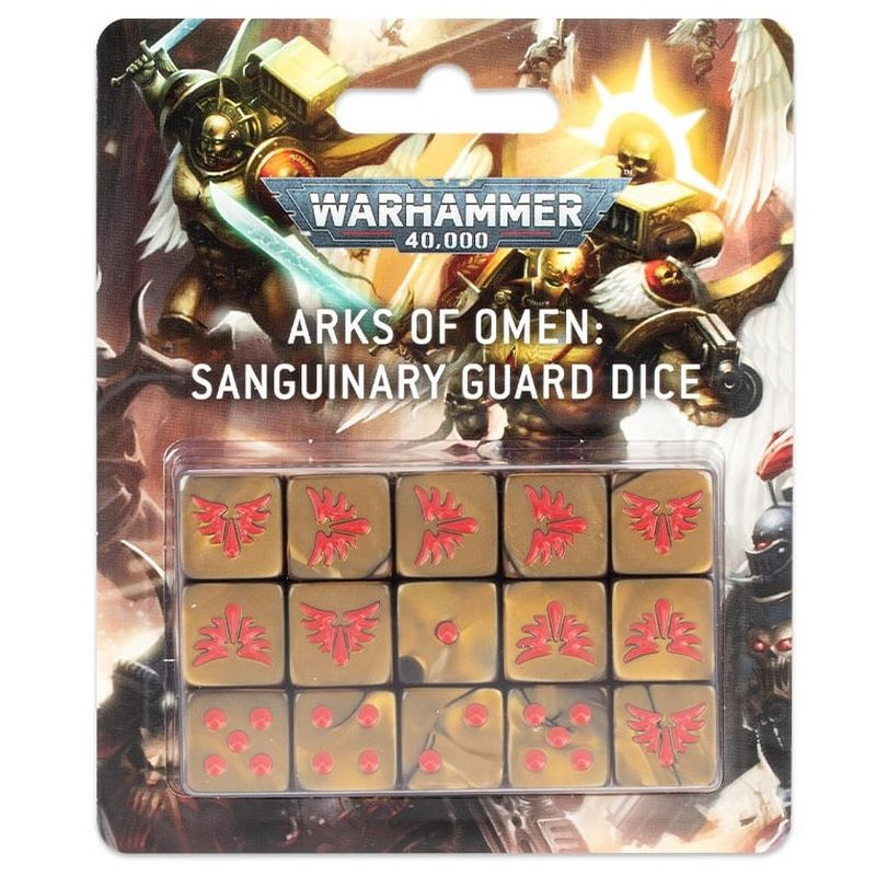 Warhammer 40000: Arks of Omen Sanguinary Guard Dice Set
