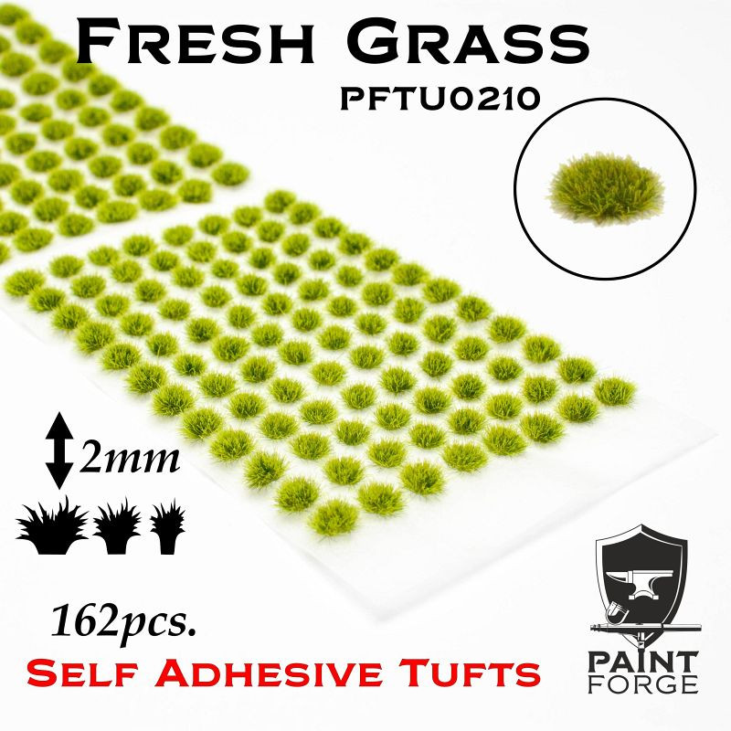 Tuft 2mm Paint Forge Fresh Grass 162 szt.