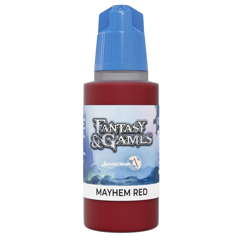 Farbka Scale 75 Fantasy and Games Mayhem Red 17 ml