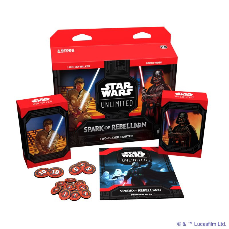 Star Wars: Unlimited TCG Spark of Rebellion Two-Player Starter Set