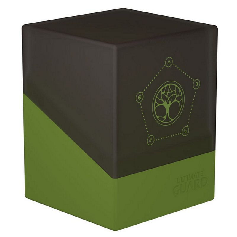 Pudełko Ultimate Guard Boulder Deck Case 100+ Druidic Secrets Arbor Czarno-Zielone