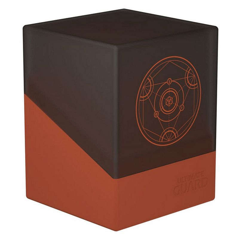 Pudełko Ultimate Guard Boulder Deck Case 100+ Druidic Secrets Impetus Czarno-Pomarańczowe