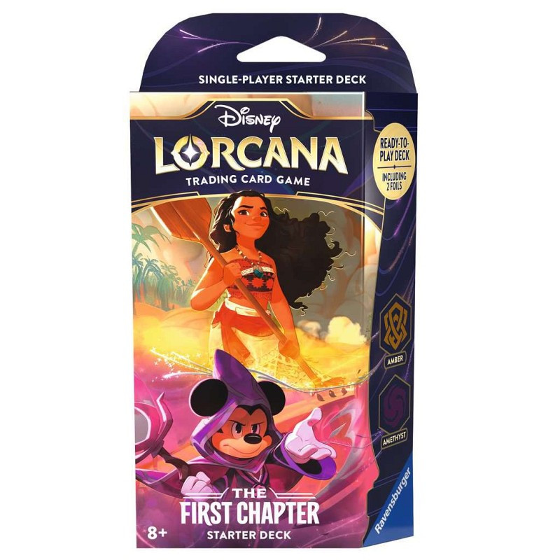 LOR Starter Disney Lorcana TCG The First Chapter Amber and Amethyst