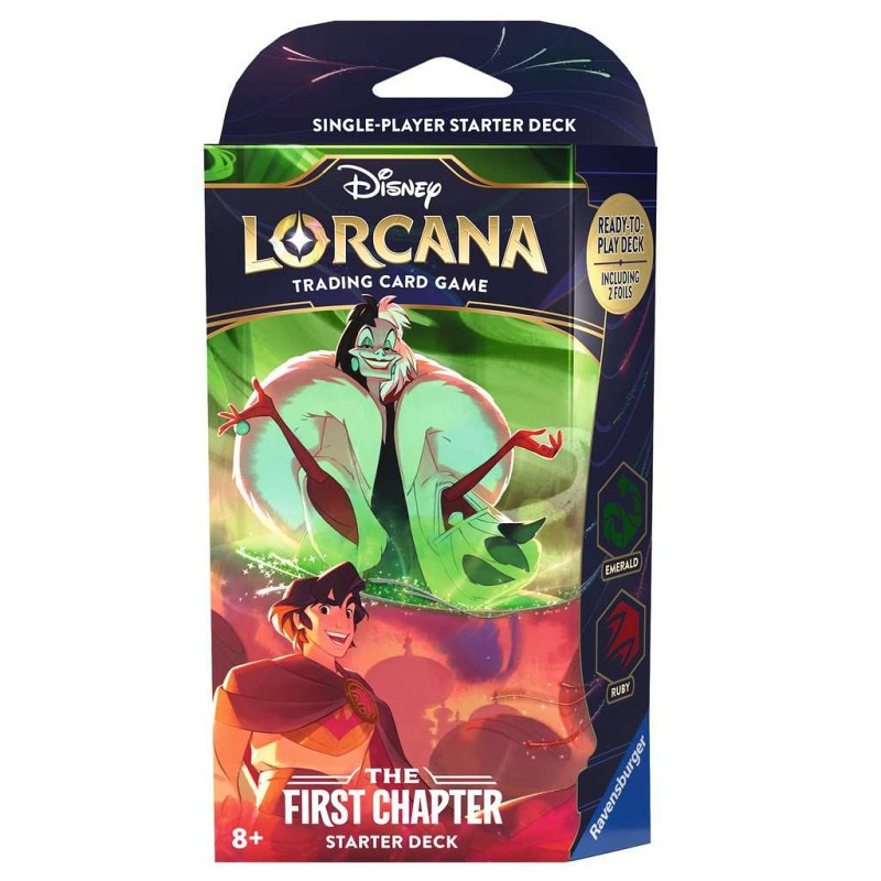 LOR Starter Disney Lorcana TCG The First Chapter Ruby and Emerald