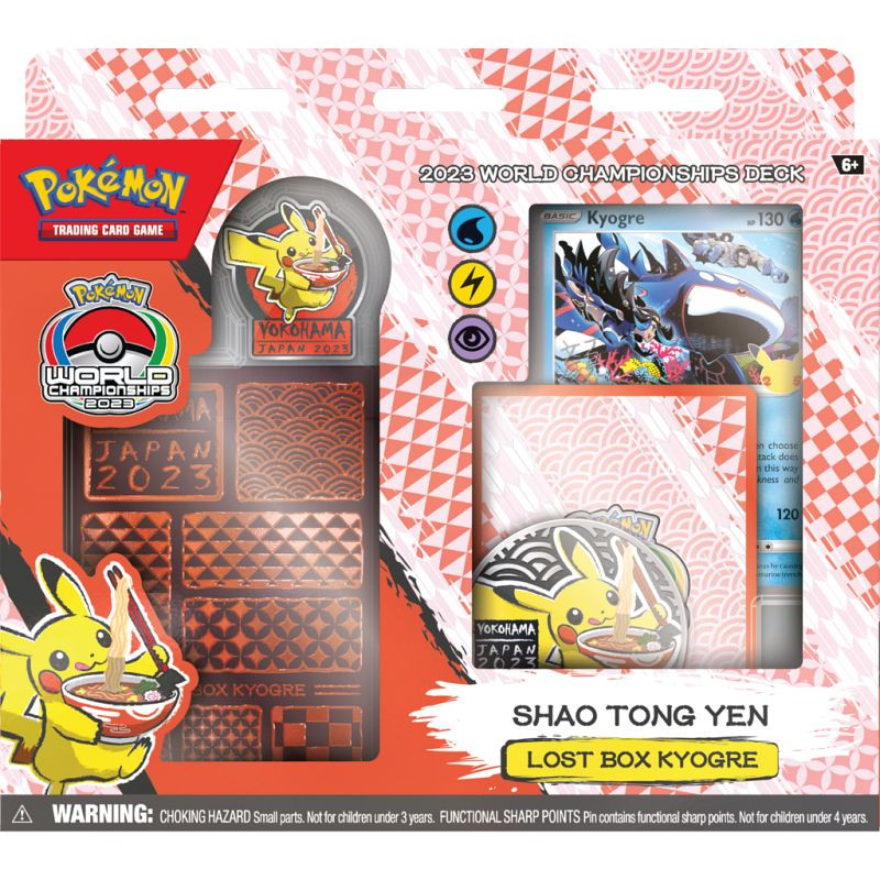 Pokemon World Championship Deck 2024 Shao Tong Yen Lost Box Kyogre