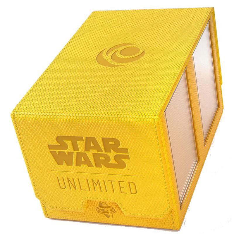 Pudełko Gamegenic Star Wars Unlimited Double Deck Pod Żółte