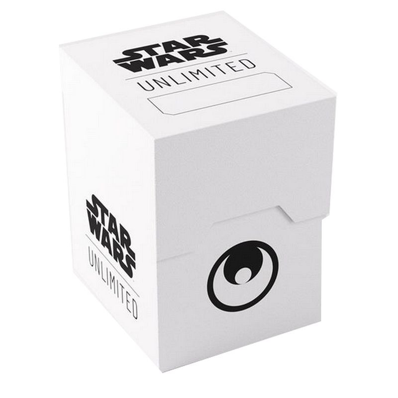 Pudełko Gamegenic Star Wars Unlimited Soft Crate Biało-Czarne