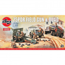 25PDR Field Gun & Quad Airfix