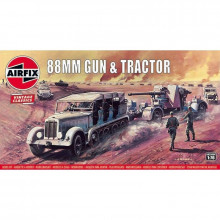 88mm Gun & Tractor Airfix
