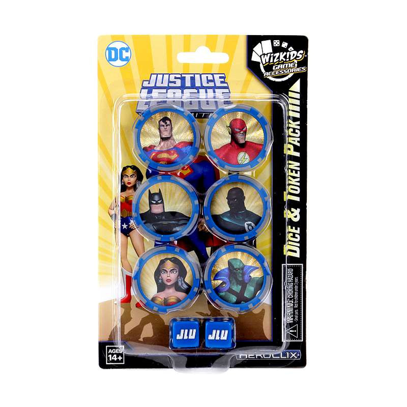 HeroClix DC Justice League Unlimited Dice and Token Pack