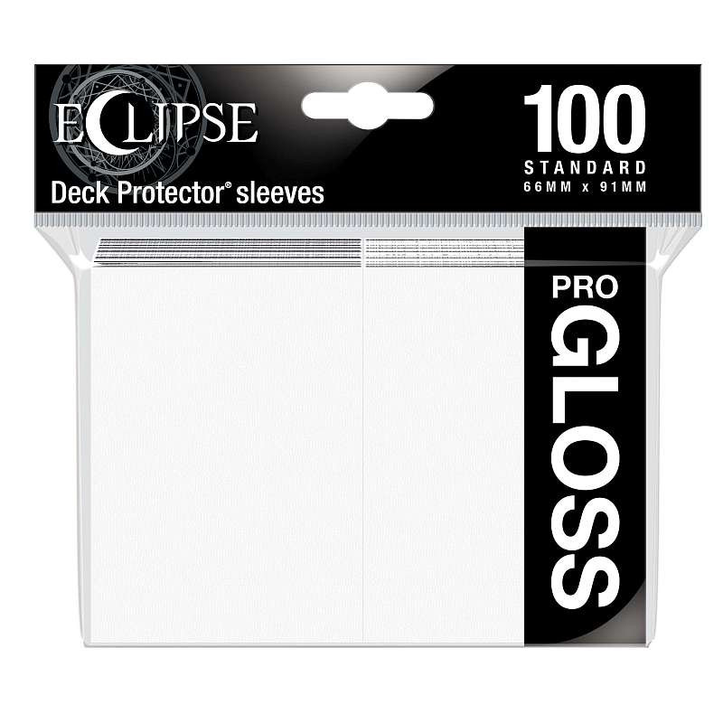 Protektory Ultra Pro Standard CCG Eclipse Gloss Białe 100 szt.