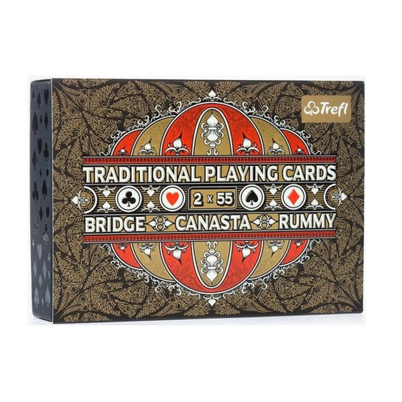 Klasyczna Talia Kart do Gry Trefl Traditional Playing Cards 2x55