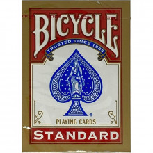 Klasyczna Talia Kart do Gry Bicycle: Rider Back Standard Czerwona