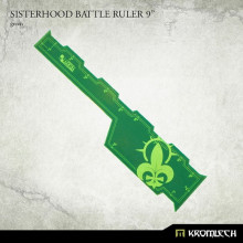 Spinatorka Kromlech Sisterhood Battle Ruler 9 inch Green