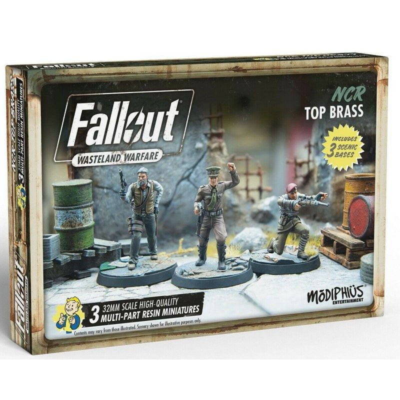 Fallout Wasteland Warfare NCR Top Brass