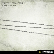 Kromlech Silver Hobby Chain 1mm x 1mm