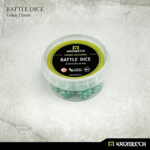 Kromlech Battle Dice 25x Green12mm