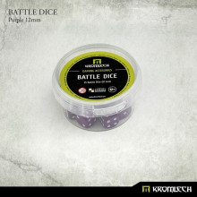 Kromlech Battle Dice 25xK6 Purple 12mm